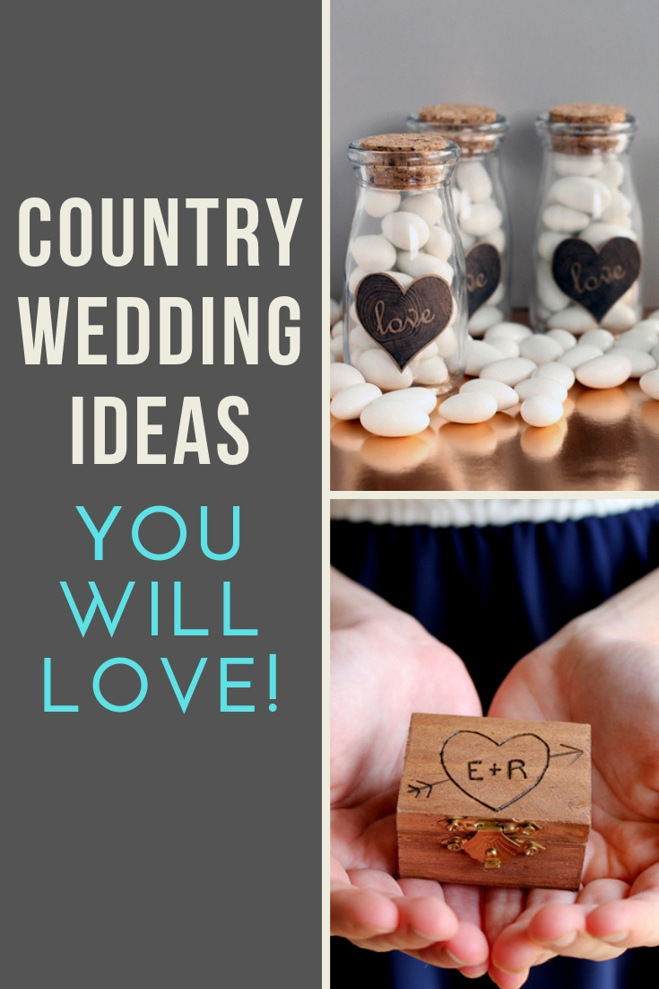 Use these country wedding ideas to plan the wedding of your dreams! #wedding #rustic #country 