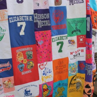 graduation t-shirt quilt