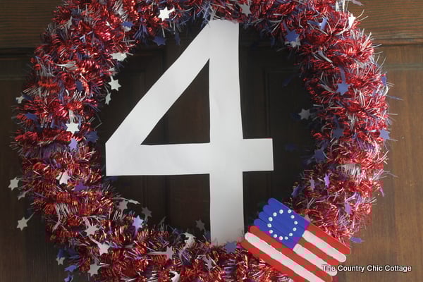 July 4th wreath decor July 4th wreath decor