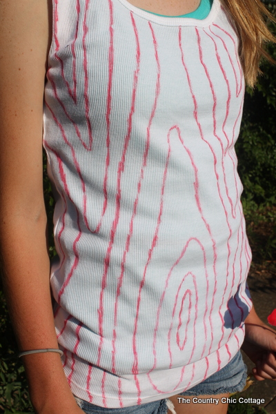 DIY Teen Shirts with Elmers Painters Paint Markers