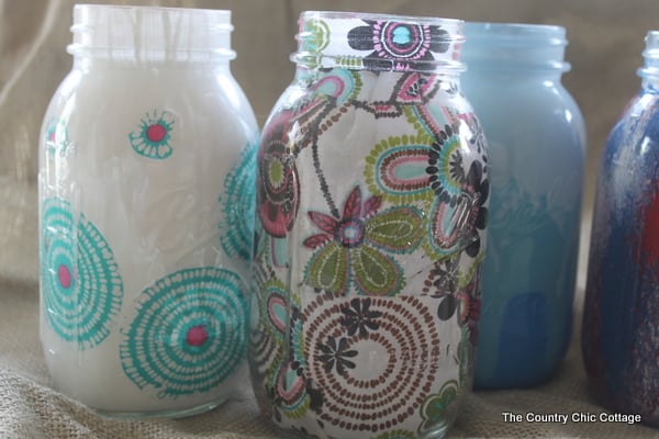 decorating jars five ways with plaidcrafts walmartplaid the