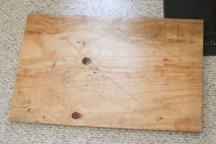 scrap piece of plywood to make a wooden American flag