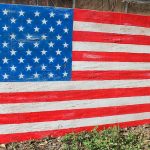 how to make a wooden american flag