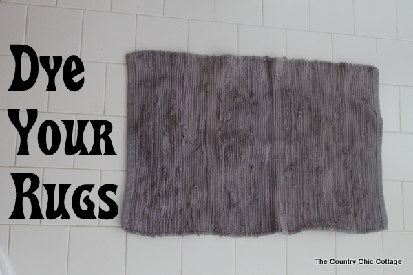 how to dye your rugs