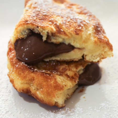 A close up of food on a plate, with Fried pie