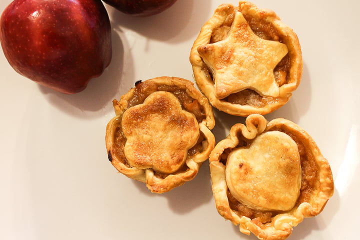 muffin tin apple pies