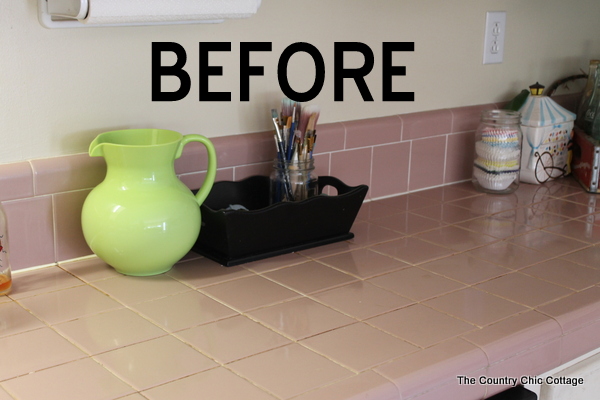 stained grout counter tops