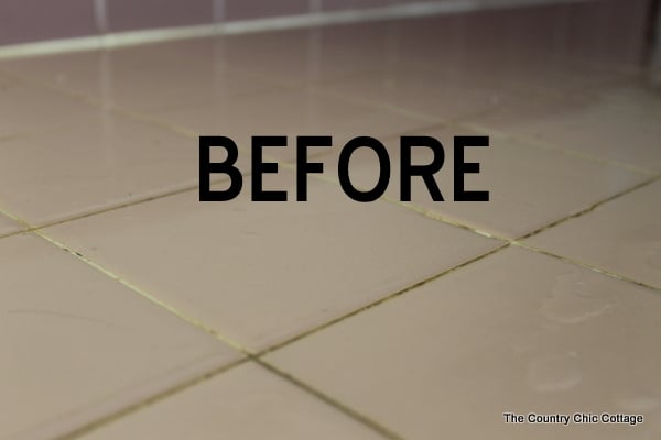 stained grout countertops