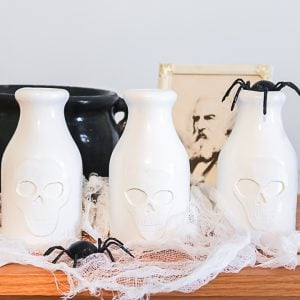 how to make a halloween centerpiece with a vase craft