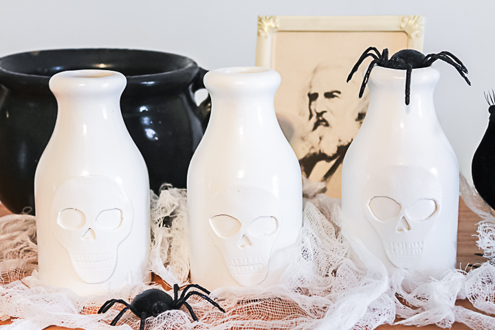 diy halloween vase