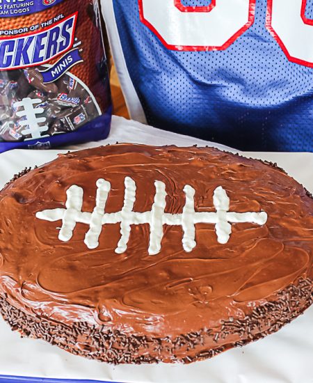 how to make a football cake