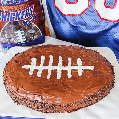 how to make a football cake