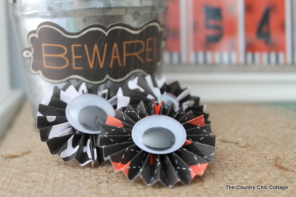 googly eyes on pinwheels