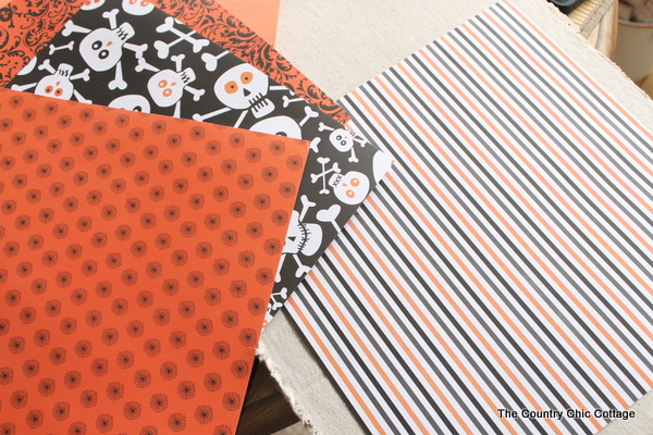 Halloween scrapbook paper