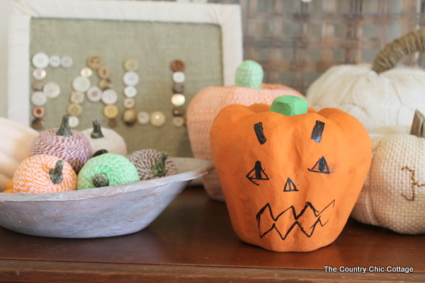 Kid's Art Pumpkin - Angie Holden The Country Chic Cottage