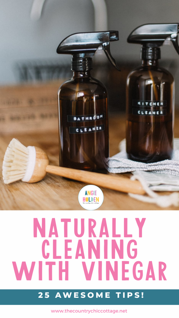 naturally cleaning with vinegar