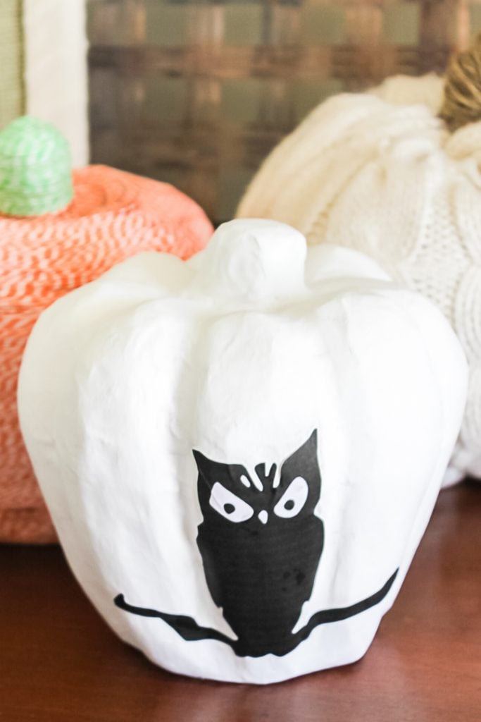 diy decoupage pumpkin idea