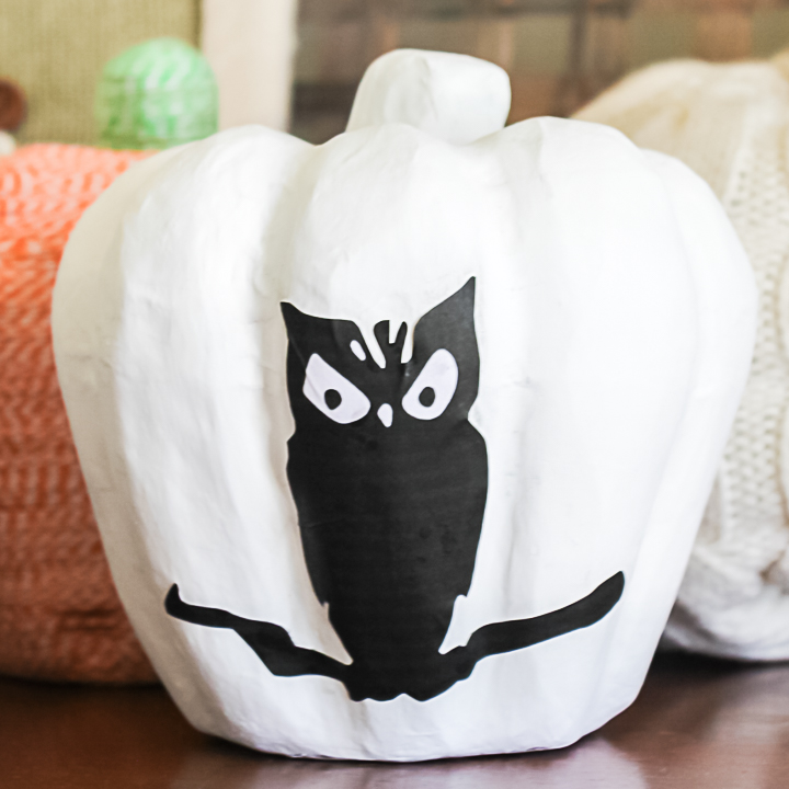 halloween paper mache pumpkin