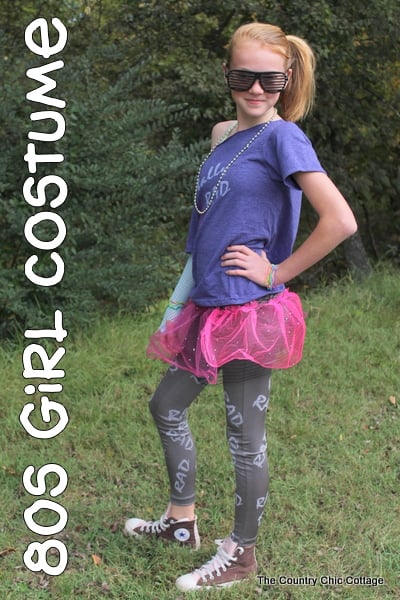 80s girl costume Here's how to pull together a cute 80s girl costume without spending a ton of money!