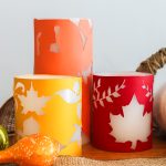 fall decorative candles