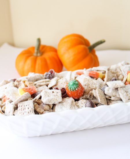 fall trail mix recipe with pumpkin spice