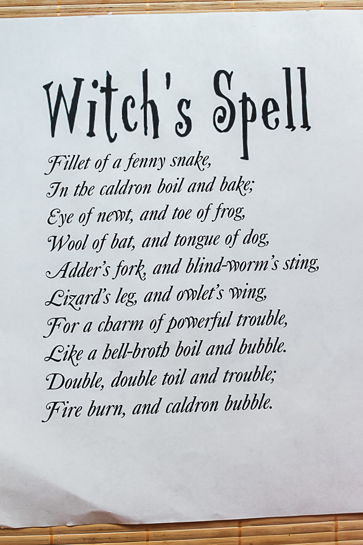 Free Printable Spell Book Page And Witch S Decor The Country Chic Cottage