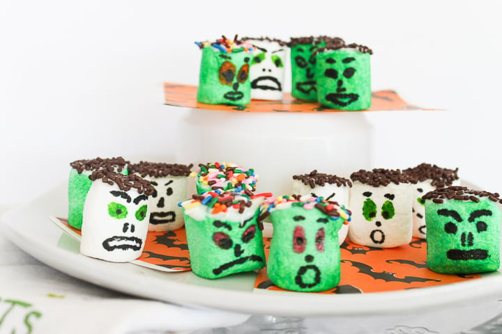 monster marshmallows for halloween