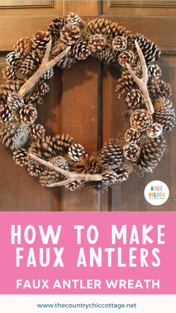 pin how to make faux antlers