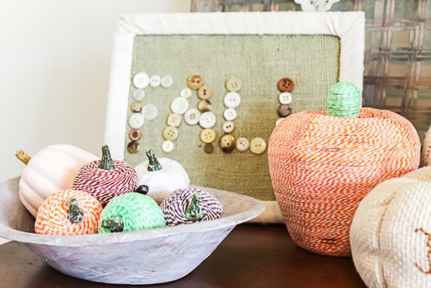 How to Make Twine Pumpkins - Angie Holden The Country Chic Cottage