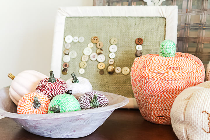 How to Make Twine Pumpkins - Angie Holden The Country Chic Cottage