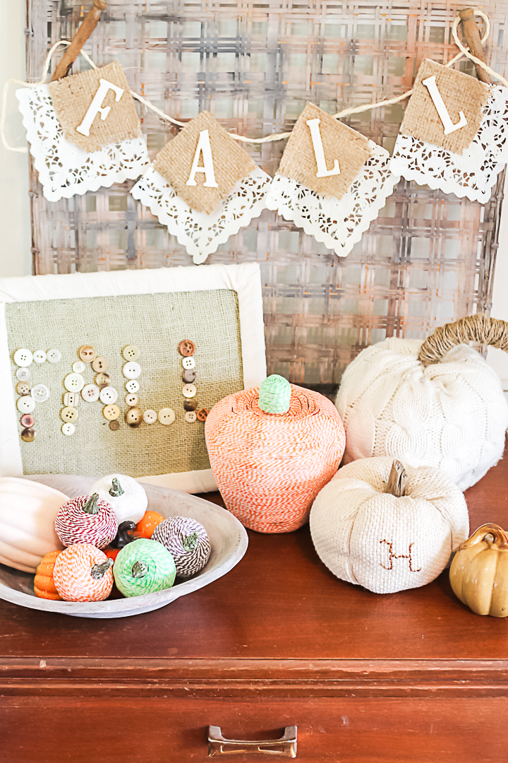 How to Make Baker's Twine Pumpkins