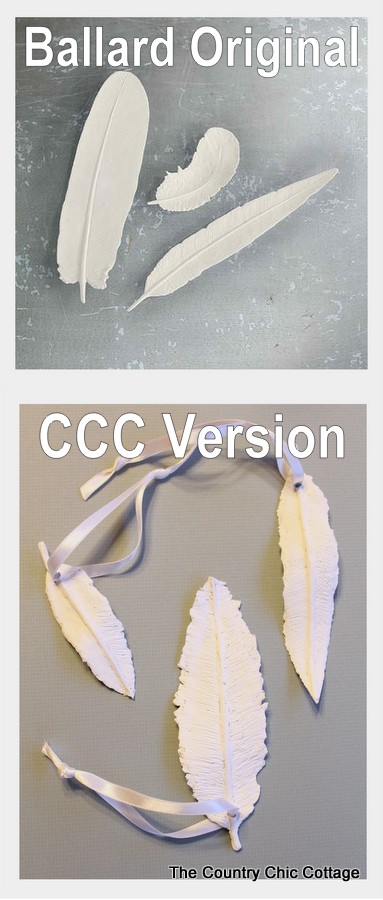 clay feather ornament copycat comparison
