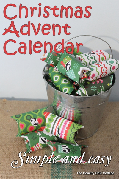 easy christmas advent calendar easy christmas advent calendar
