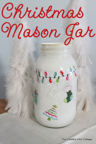 Christmas Mason Jar