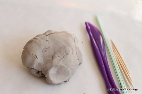 supplies for making clay feather ornaments