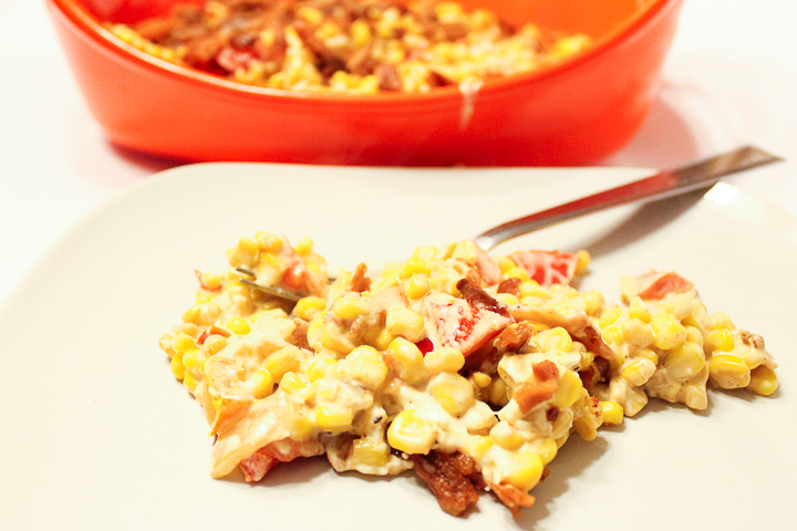 casserole with corn