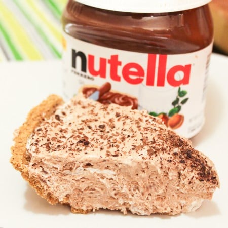 A no-bake Nutella pie recipe that is sure to please anyone!