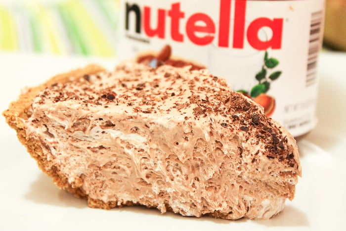 The perfect cream cheese Nutella pie recipe