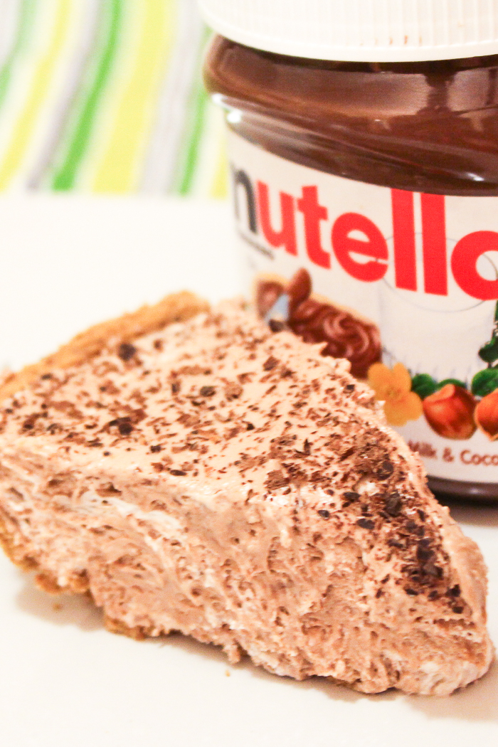 A delectable Nutella pie that you will love!