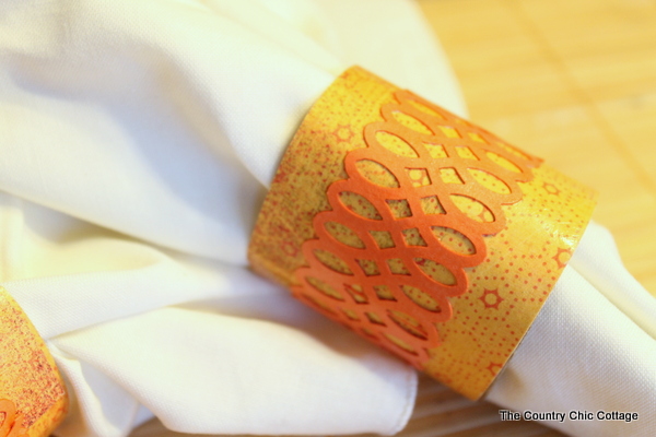 Thanksgiving napkin rings