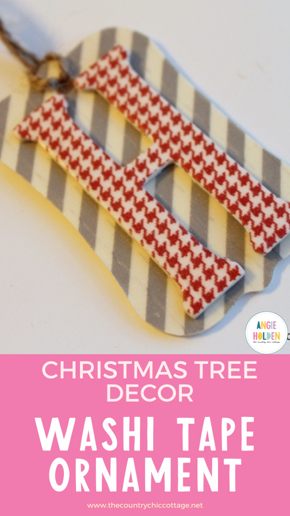 washi tape ornament