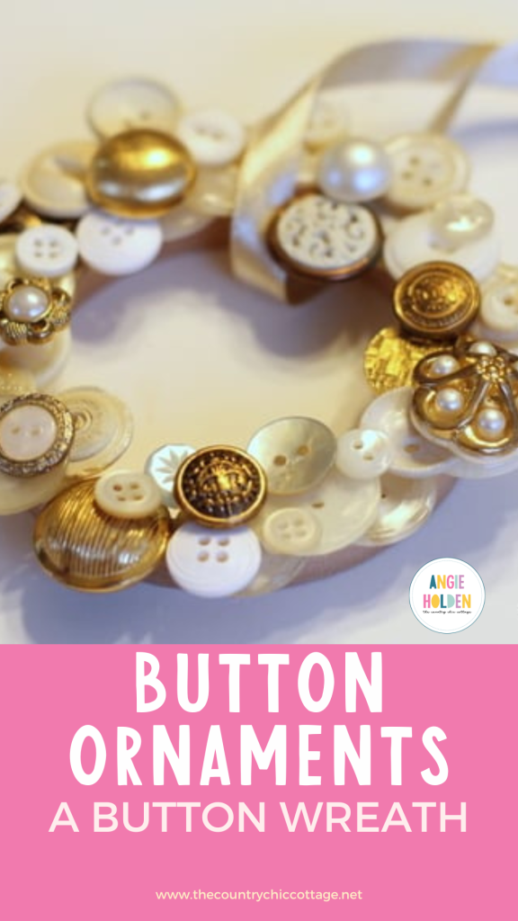 button wreath ornament