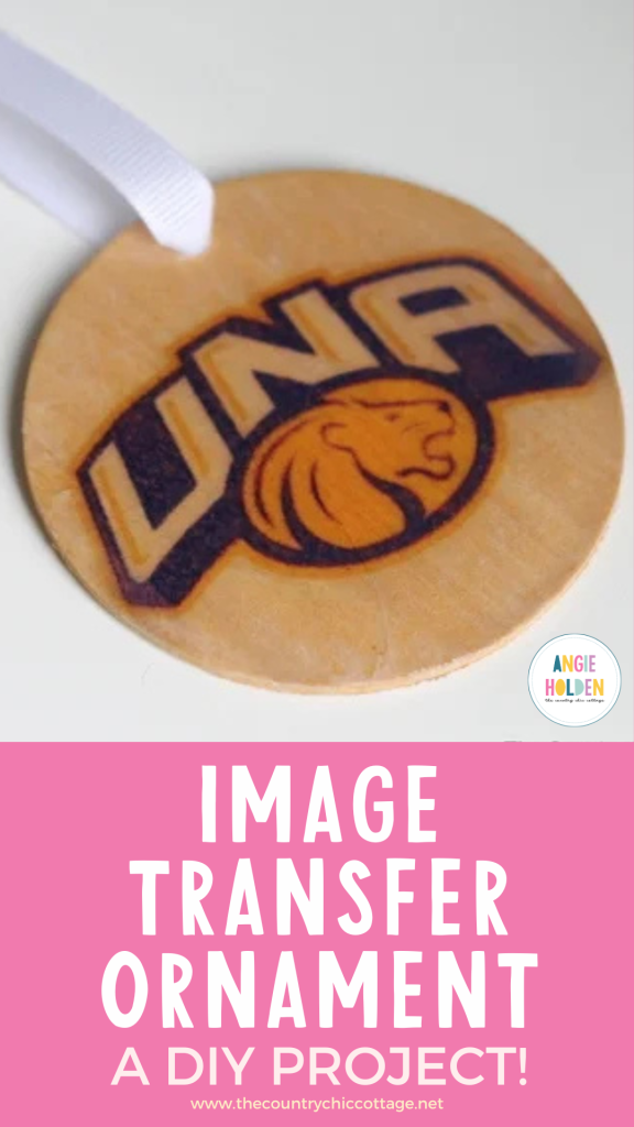 DIY image transfer ornament