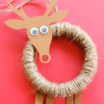 making a diy rudolph ornament