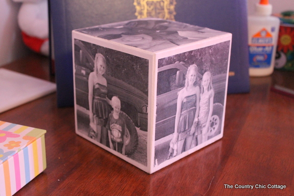 DIY Photo Cube