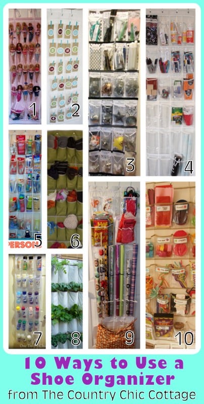 Organization 10 Ways To Use A Shoe Organizer The Country Chic Organization 10 Ways To Use A Shoe Organizer The Country Chic Cottage