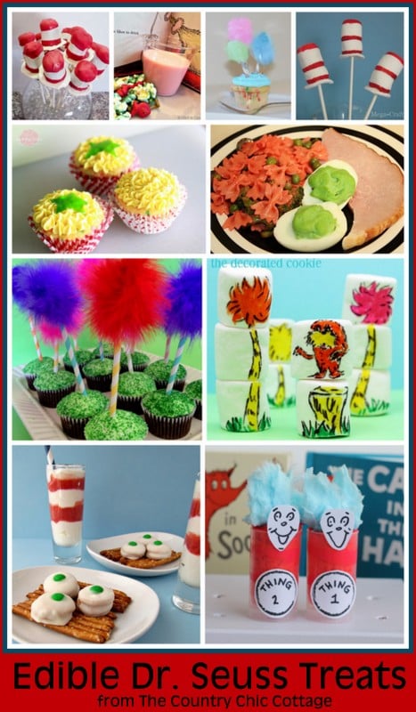 Edible Dr. Seuss Crafts Round Up