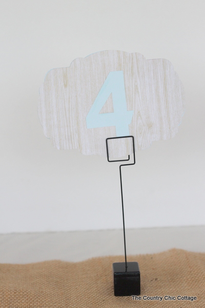 DIY Wedding Ideas -- 3 Table Number Tutorials