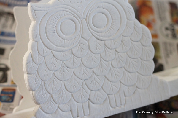 ombre owl napkin holder