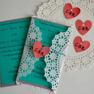 DIY Wedding Invitations with Cricut by Tasteful Frugal